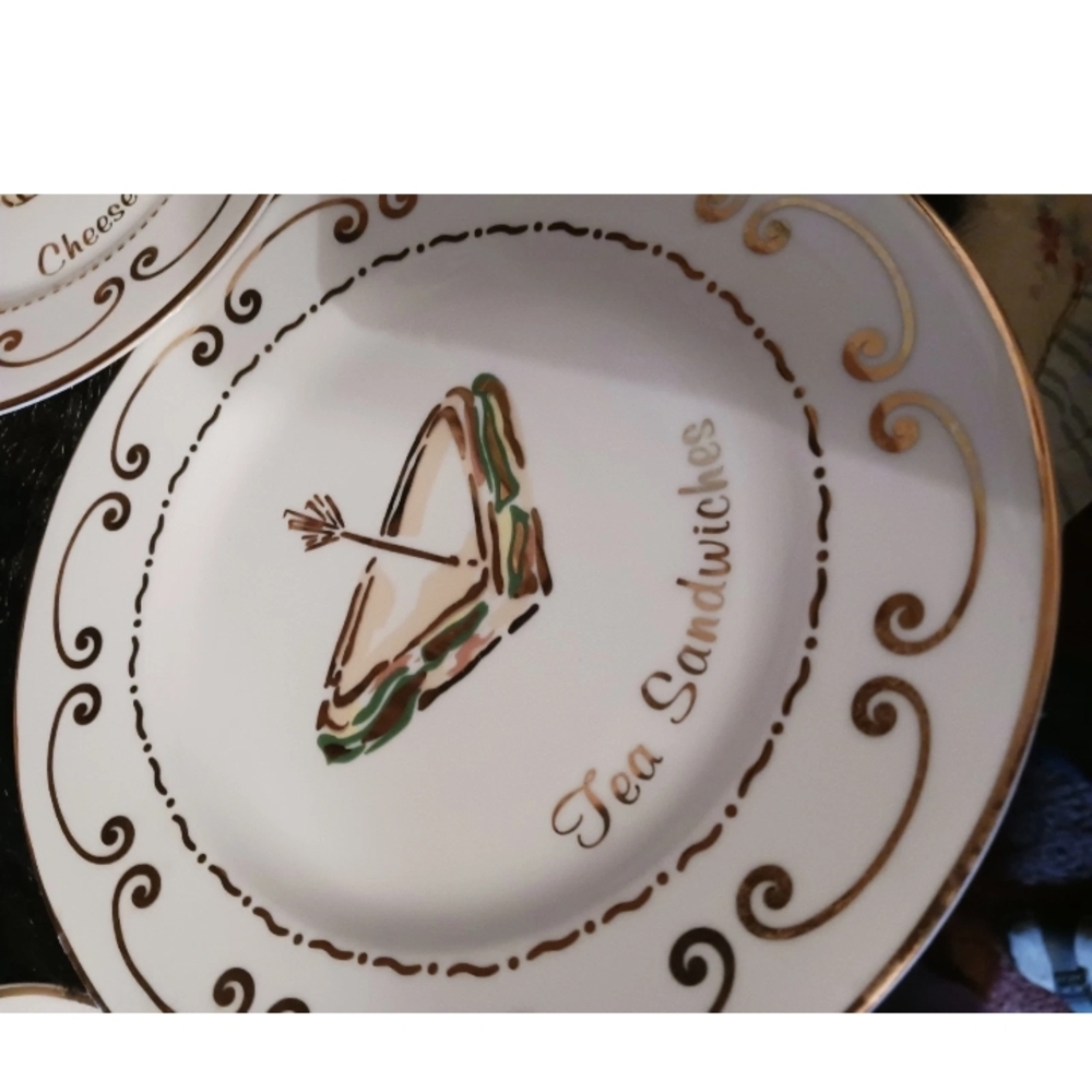 Elegant Dining The Cellar Appetizer Plates Set Of 4 - Picture 4 of 7